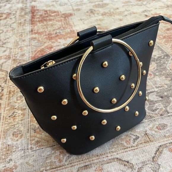 Melie Bianco studded clutch purse - Picture 4 of 7